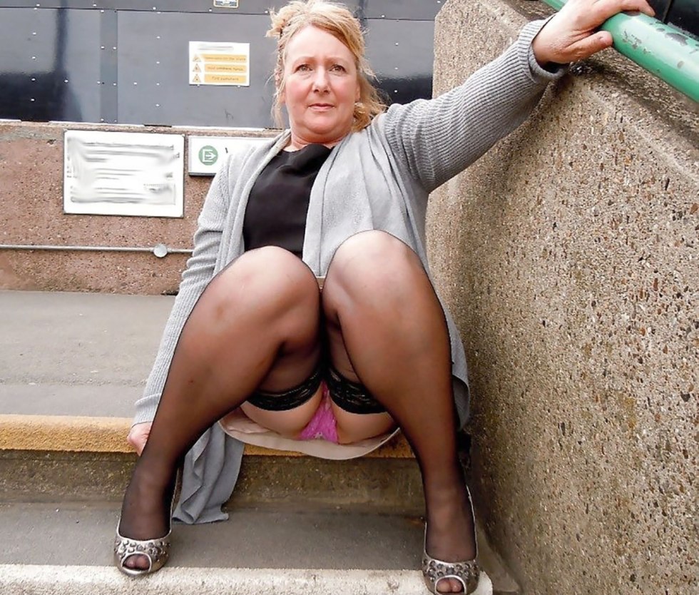 Beautiful aunts without panties