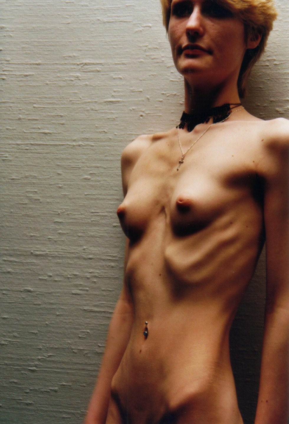 Very thin naked women