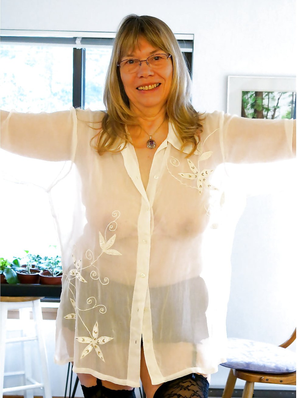 Matyurks in transparent blouses