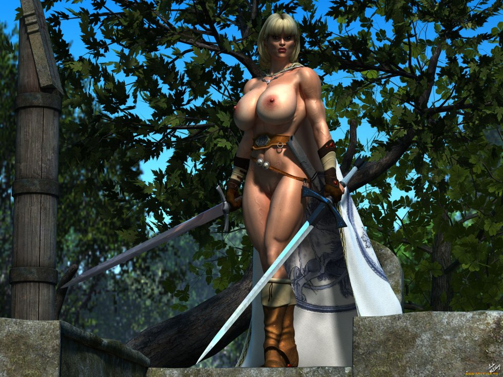 Amazons with naked tits 3d