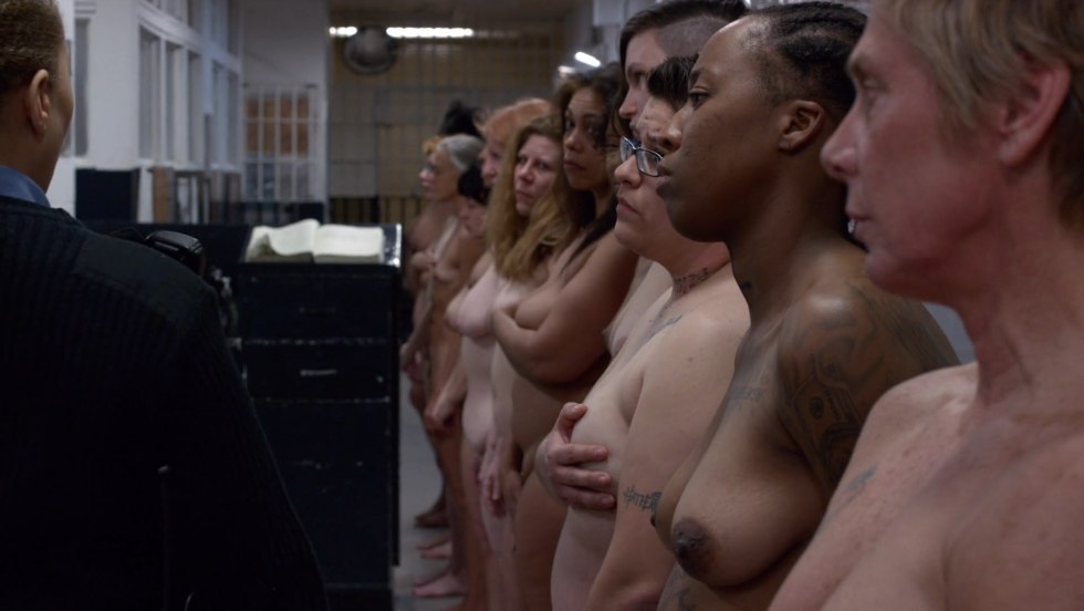 Naked Alexis Crystal in Prison's film