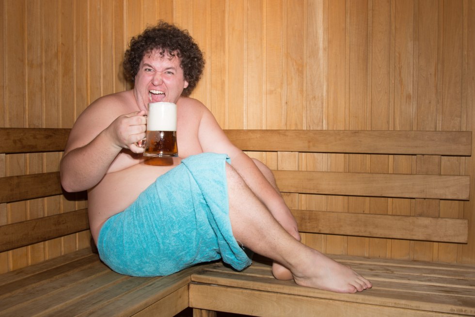 Full women in steam room