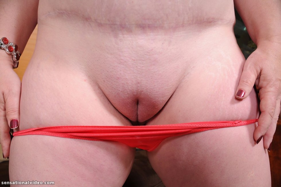 Shaved pubis of thick women