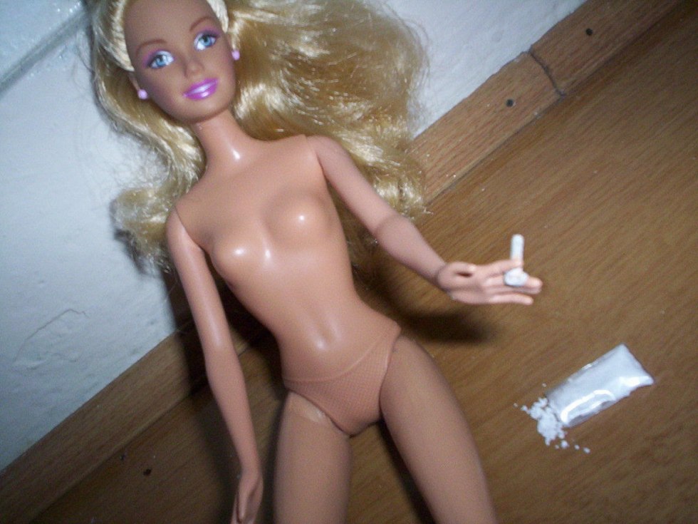 Barbie doll with tits and pussy