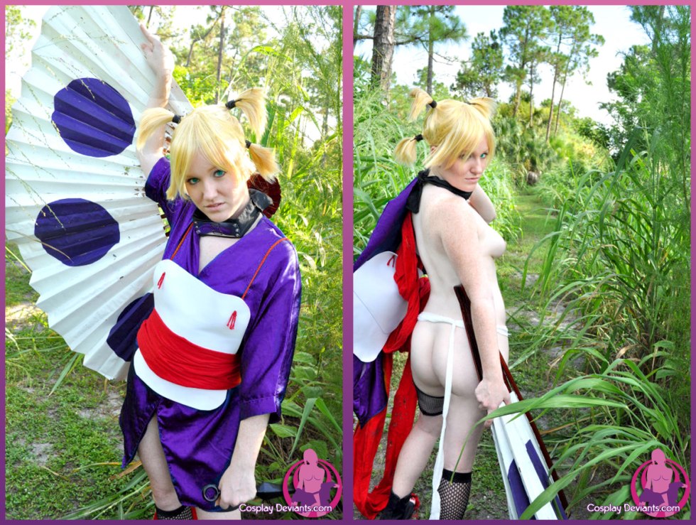 Temari from Naruto Hentai Cosplay