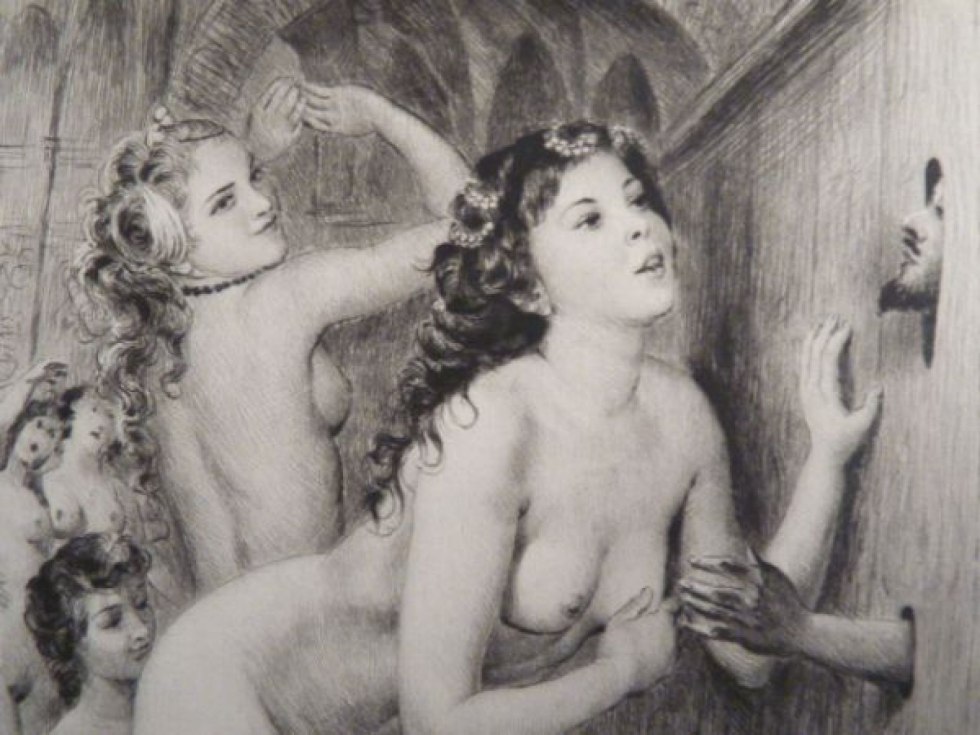 Family nude illustrations