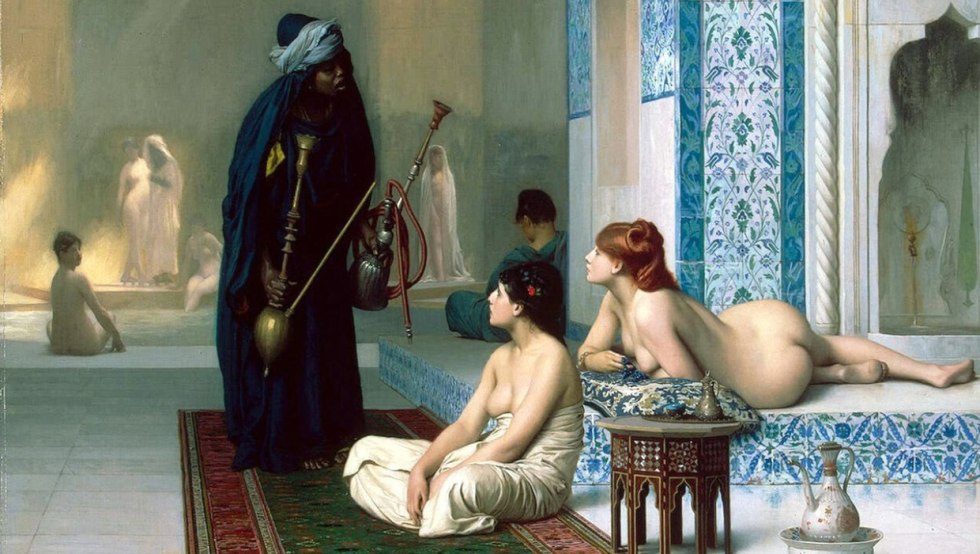 Jean-Leon Jerome Basin in the harem