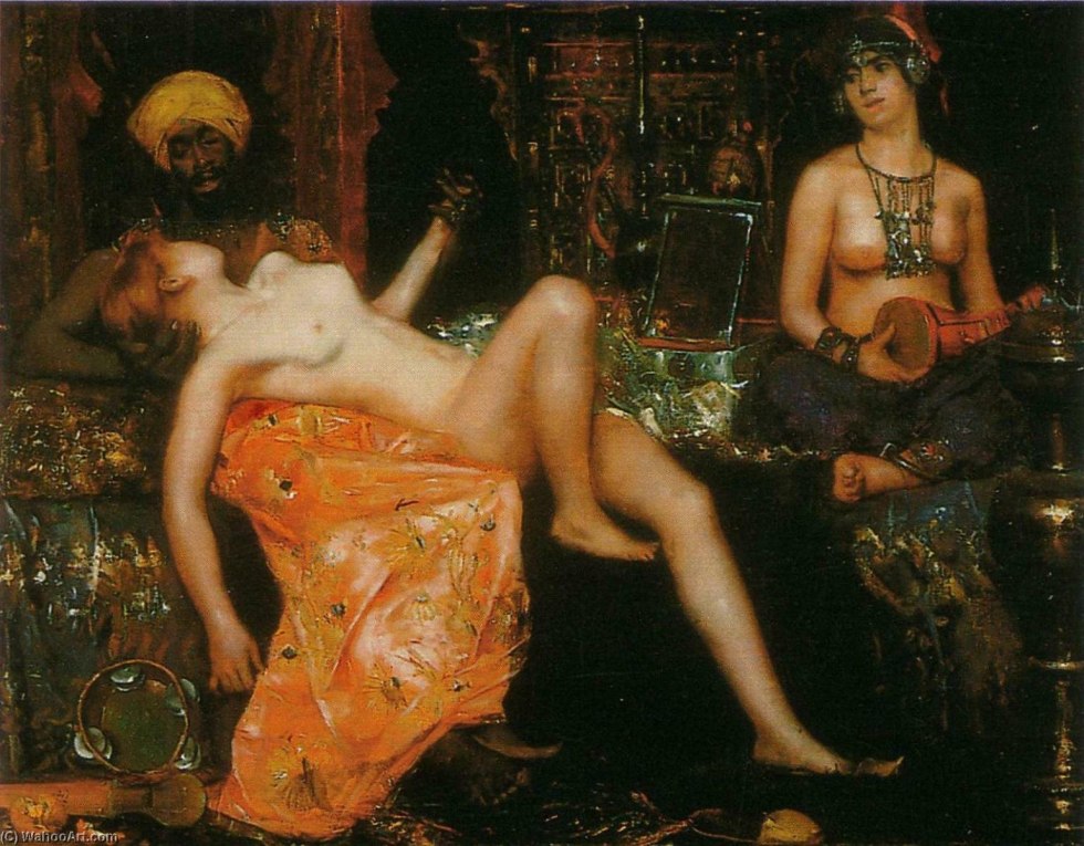 Orgy in the Sultanian harem