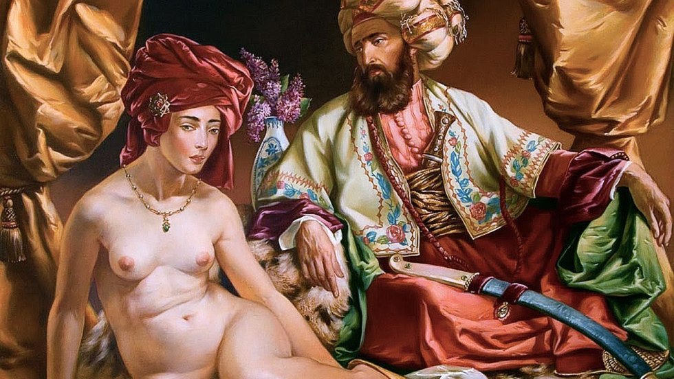 Erotic paintings of the harem