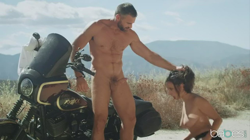 Fucked a girl on a motorcycle