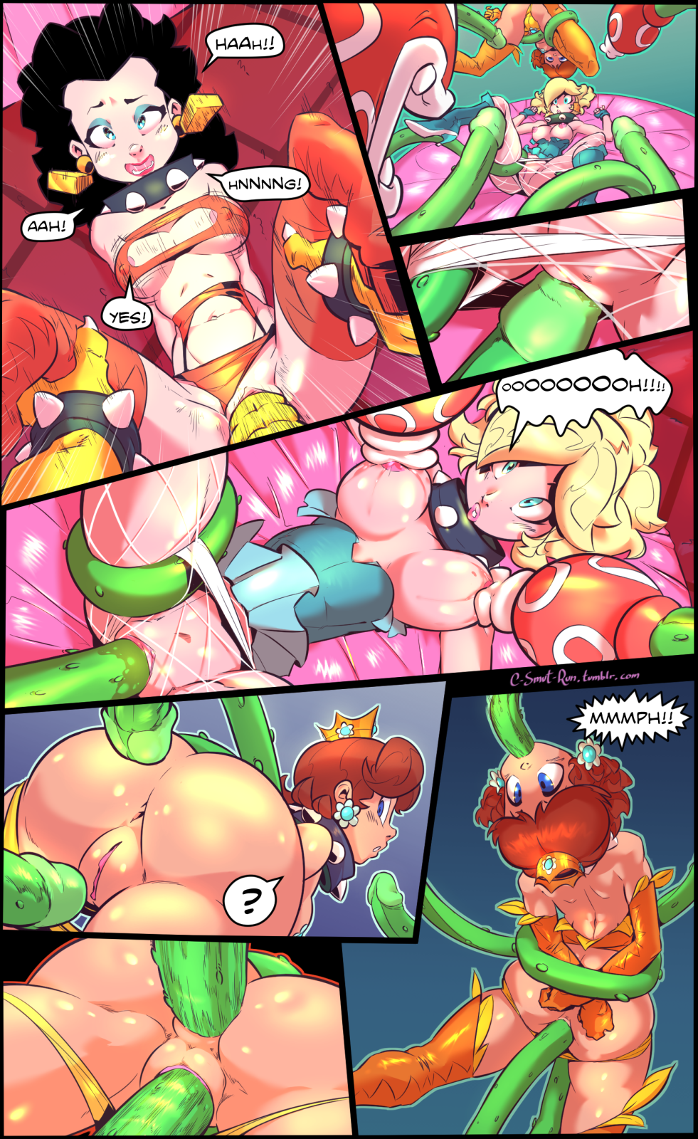 Hentai super mario comic