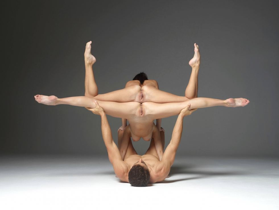 Beautiful naked gymnasts