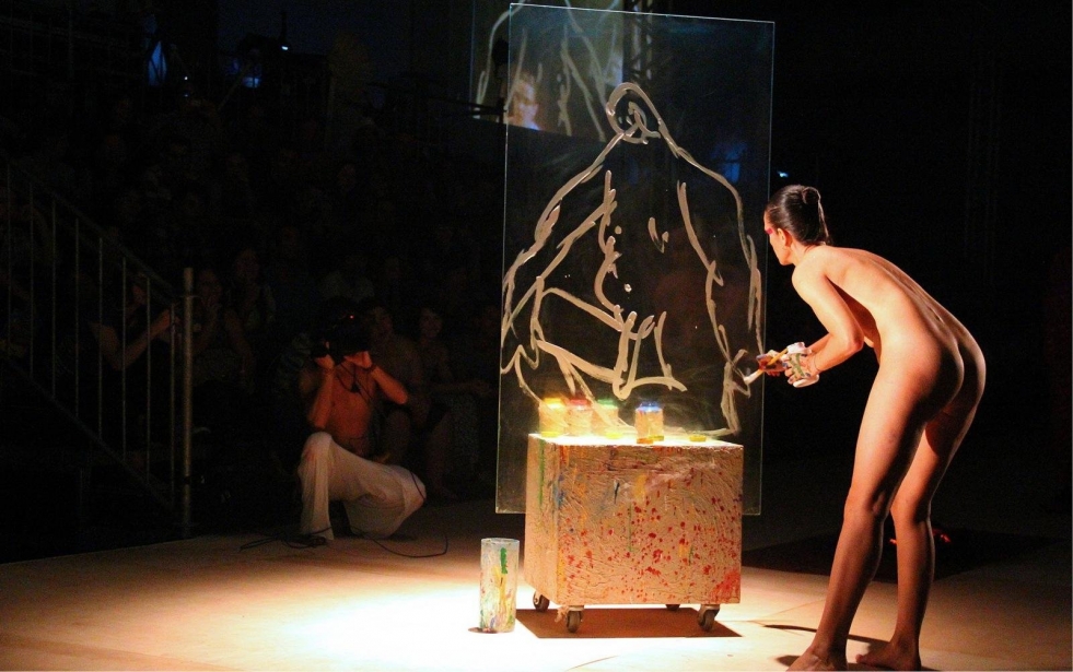 Naked theatrical performances
