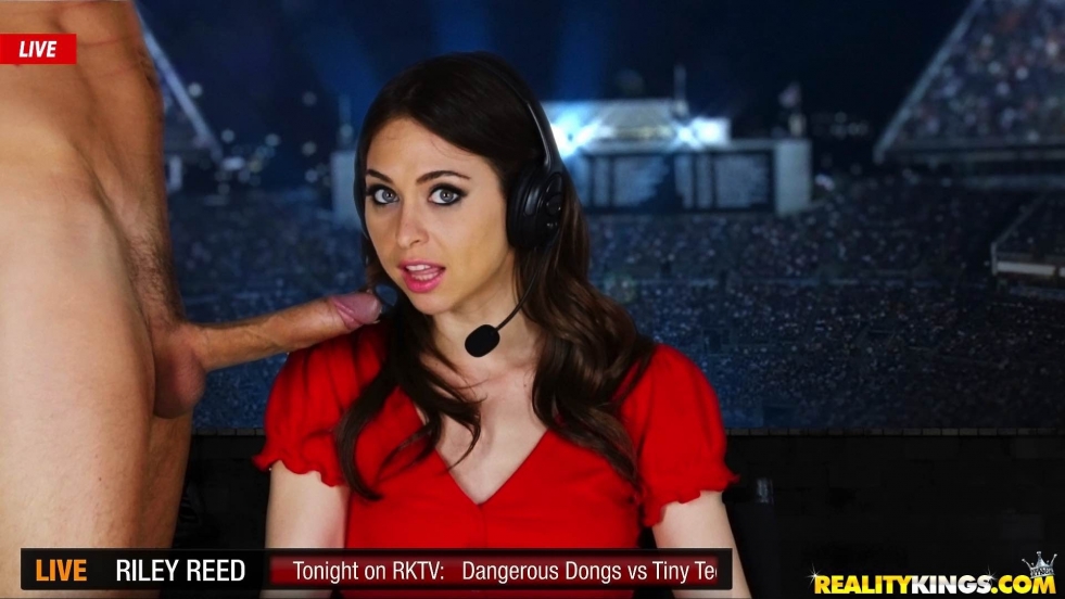 Sucked on TV live broadcast