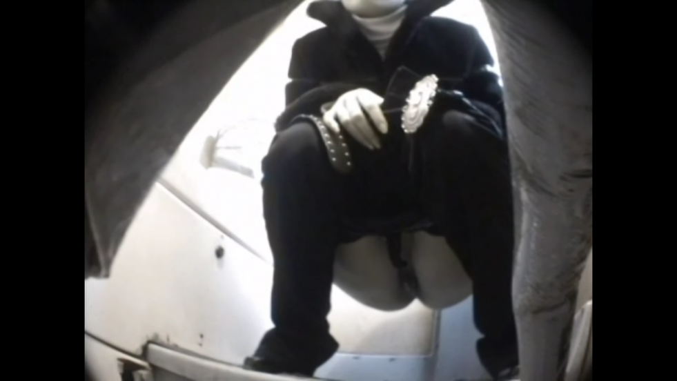 In the train hidden cameras in the toilet