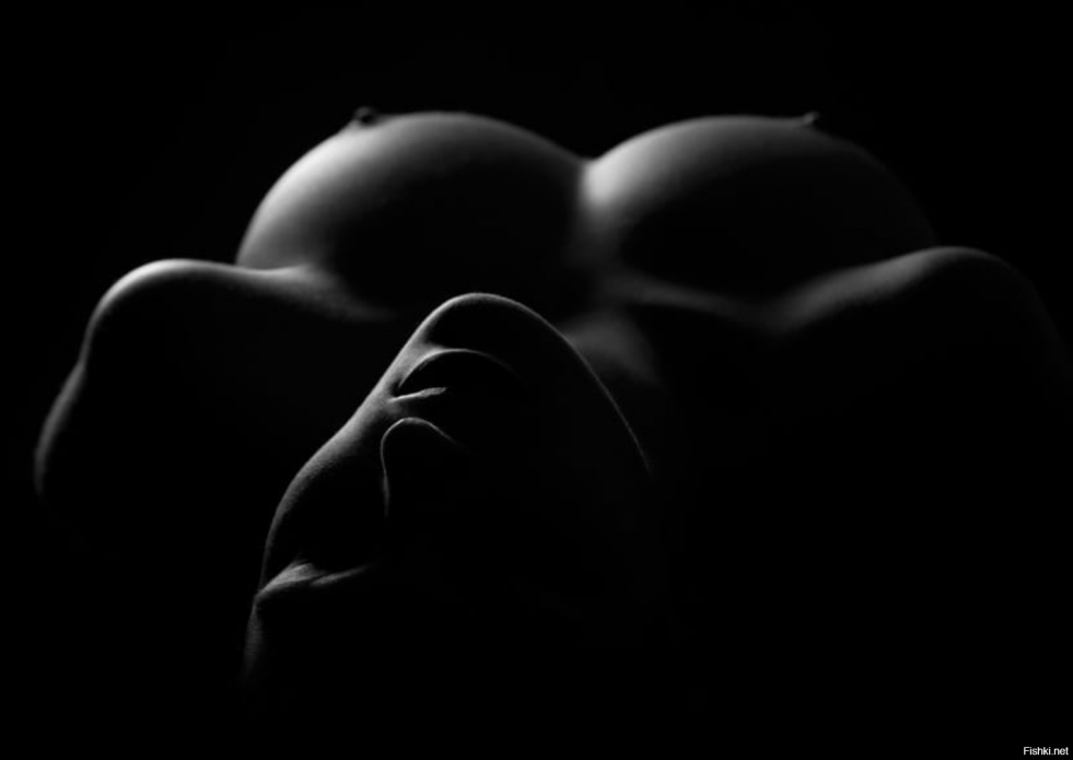 Erotic girls on a dark background