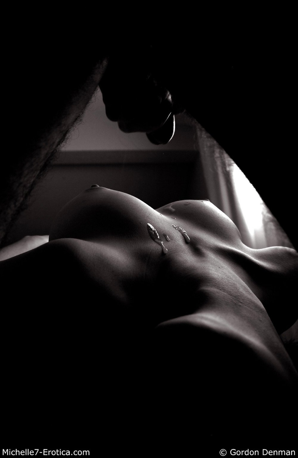 Naked tits in the dark home