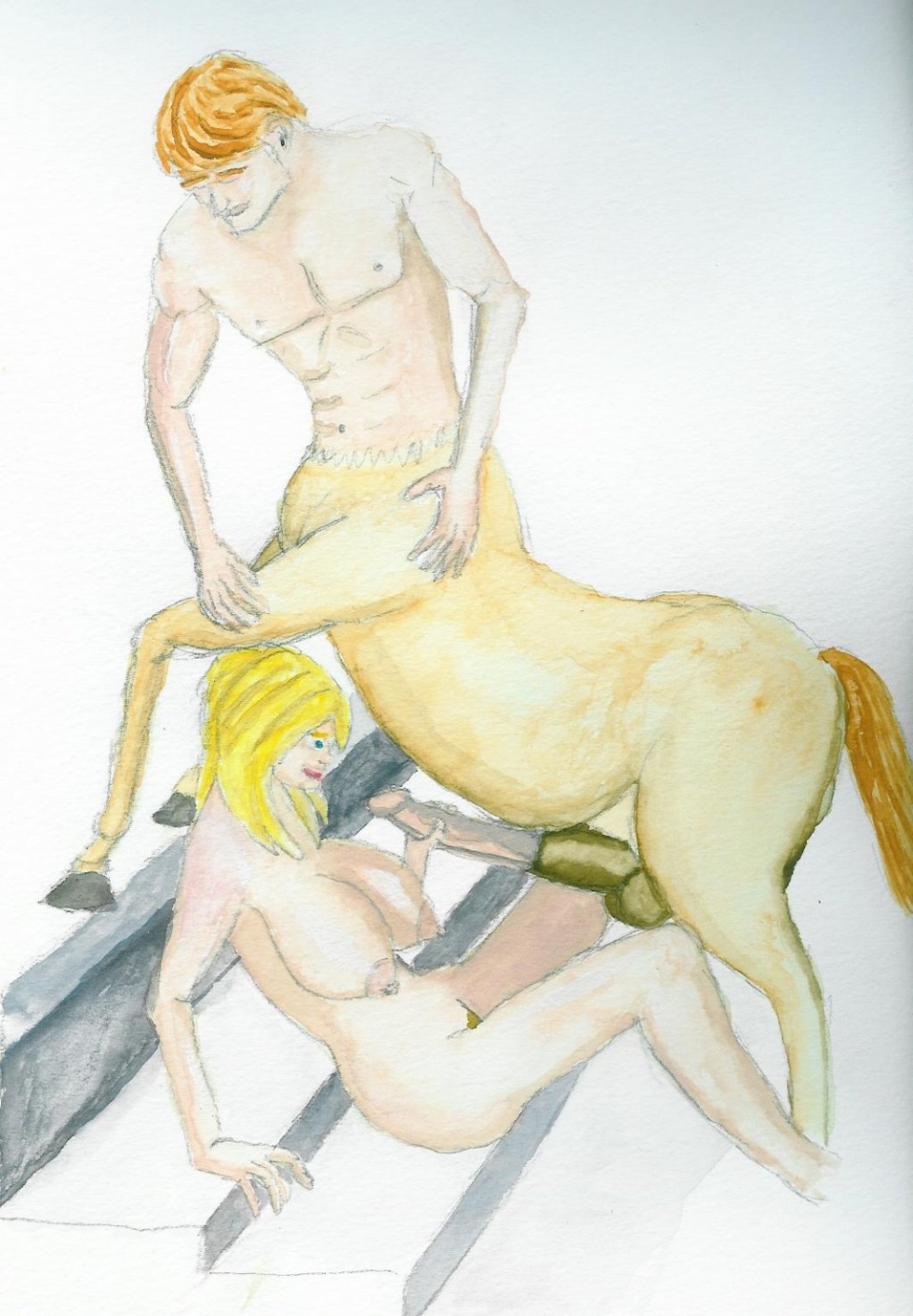 3D Futanari Centaur Hentai