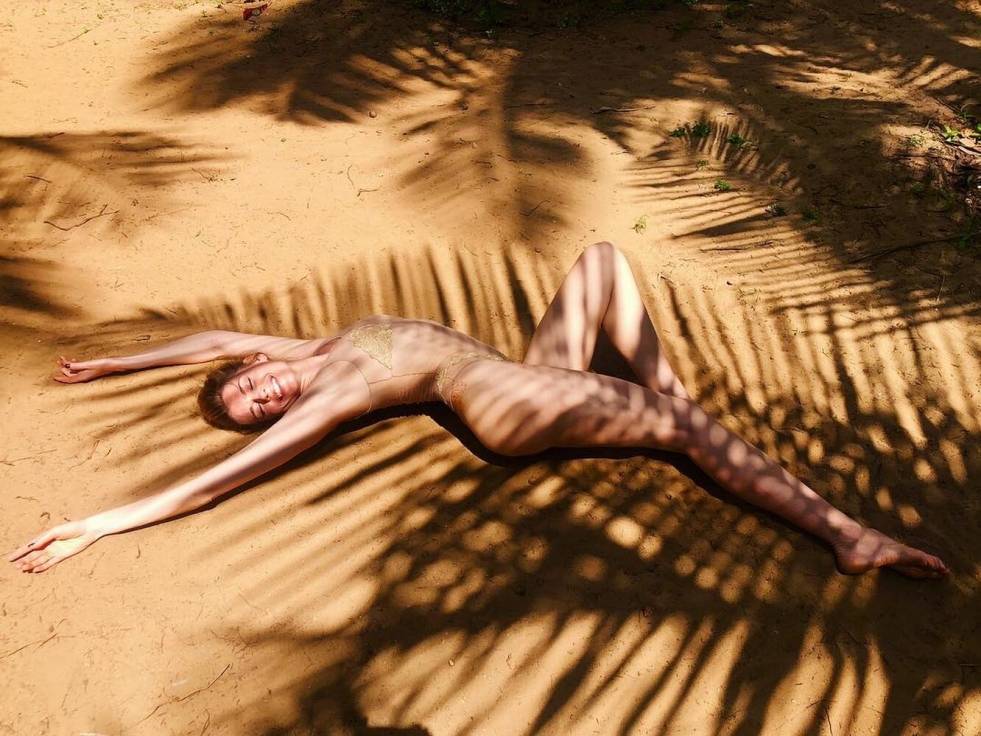 Naked love Tolkalina in films