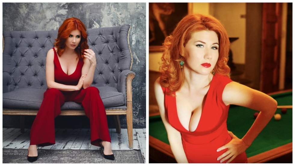 Anna Chapman 2021 in a swimsuit