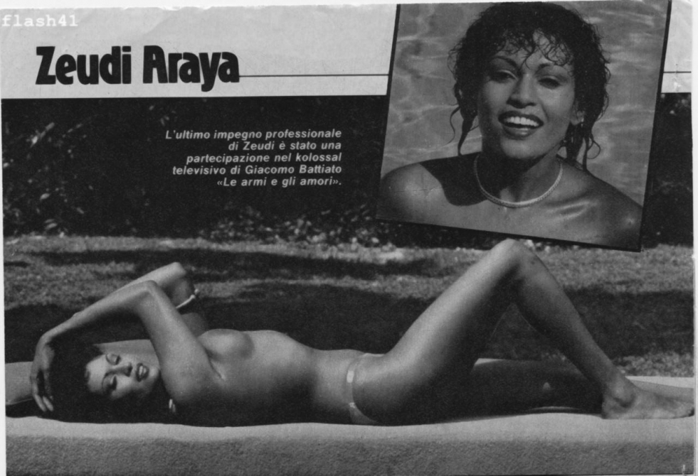 Erotic photo session Actress Zeudi Araya Cristoda