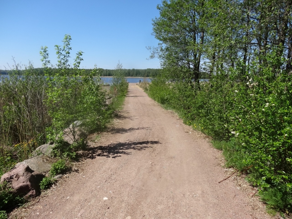 Map of the Leningrad District of the Leningrad Region