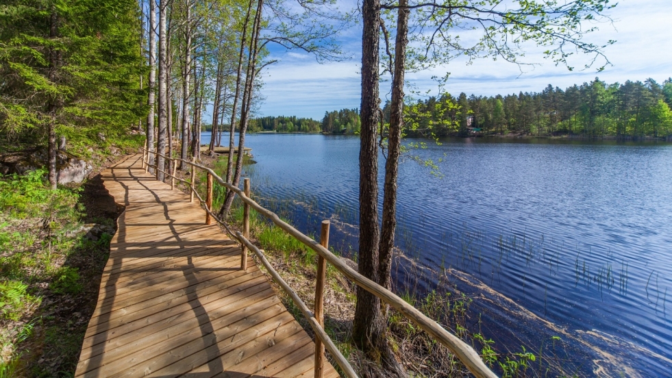 Lake Kupavna Leningrad region Vyborg district