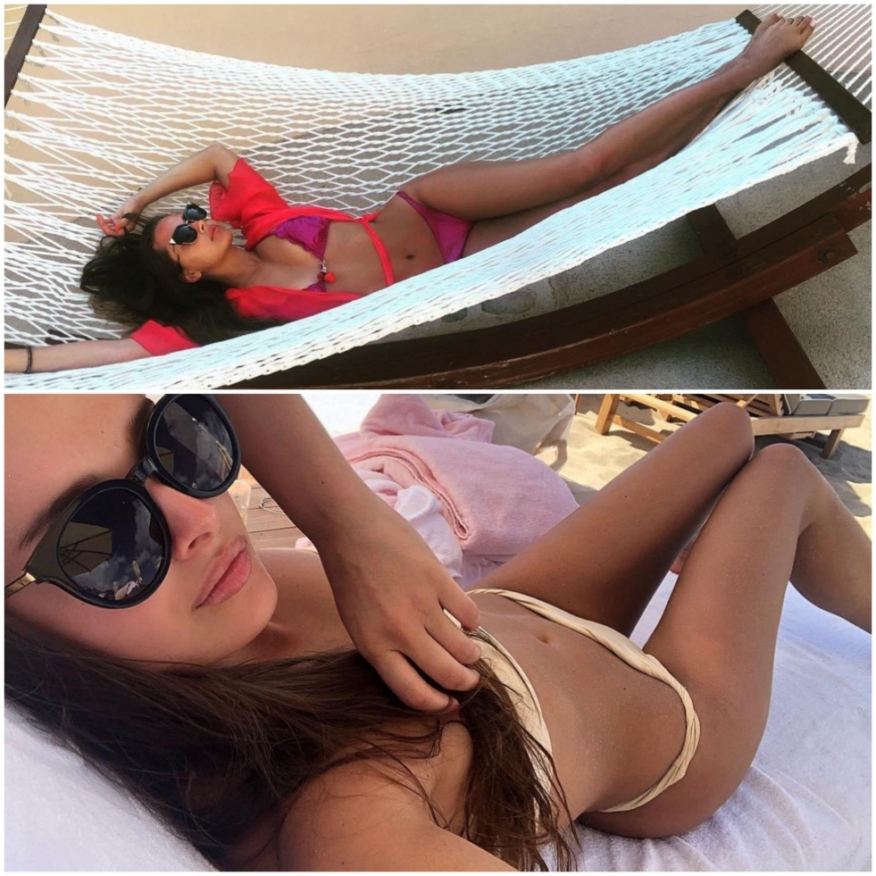 Carolina Sevastyanova in Maldives