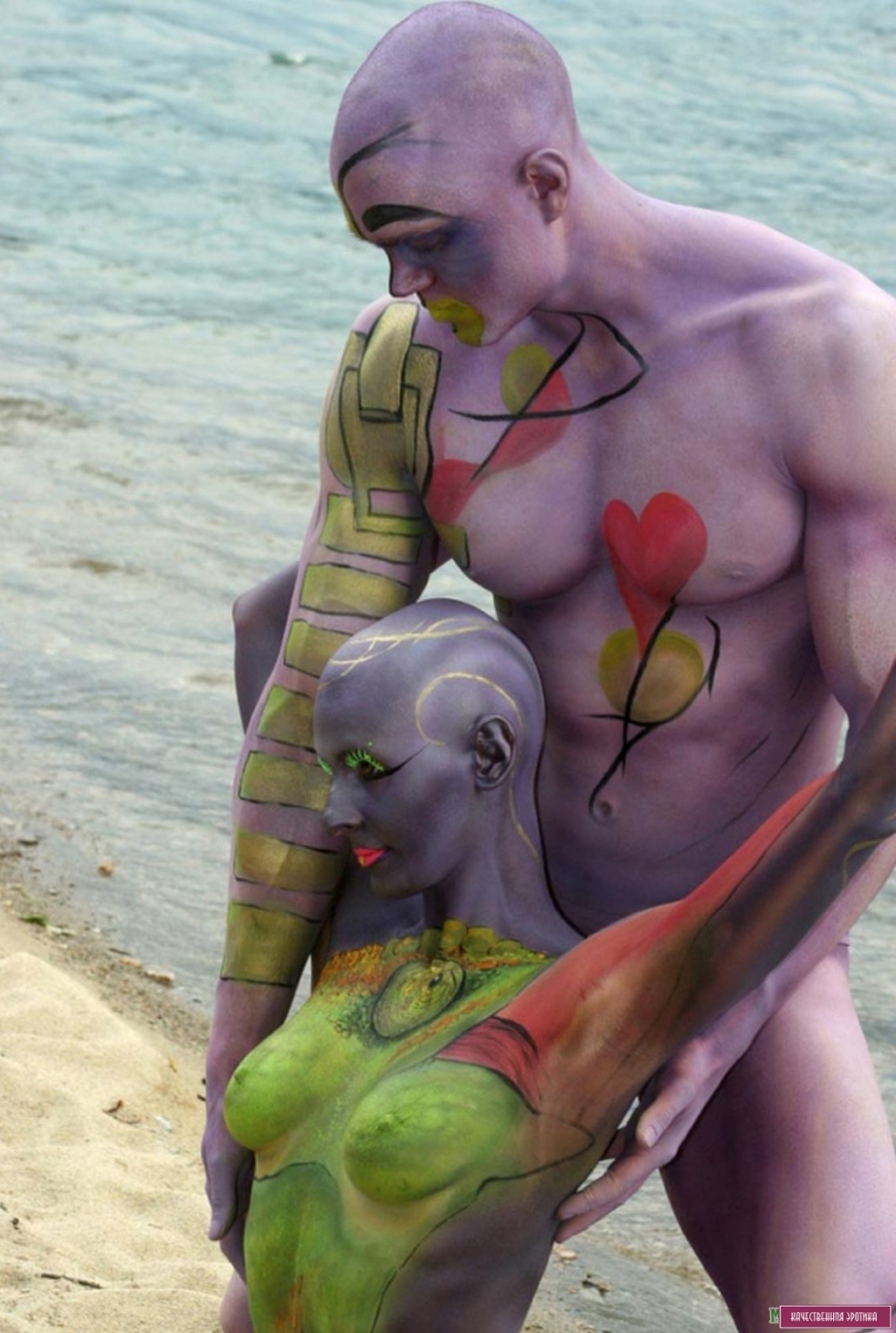 Erotic Beach Bodyarta