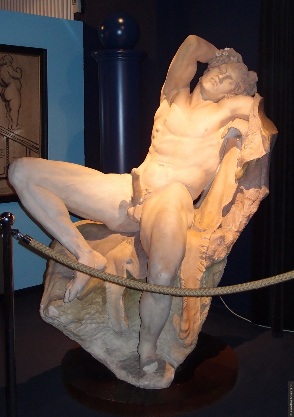 Erotic statues in the museum