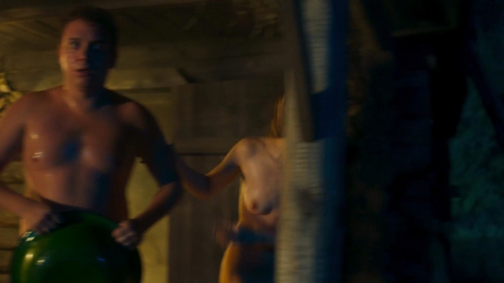 Naked Aksenova in the movie Walking Vasya