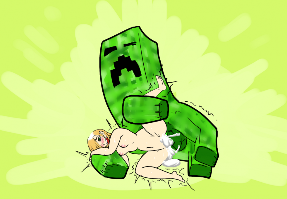 Hentai Steve and Girl Cryper