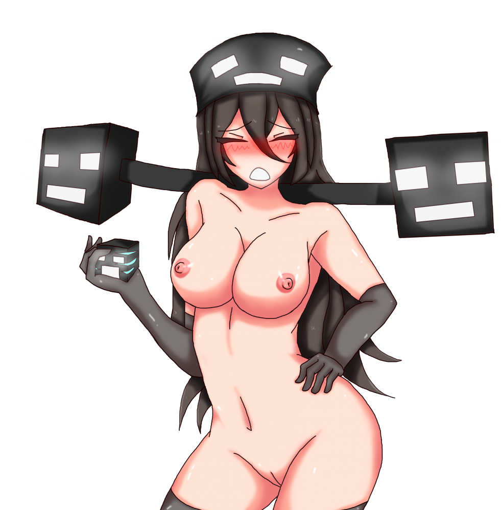 Hentai with cryper Gerl in minecraft