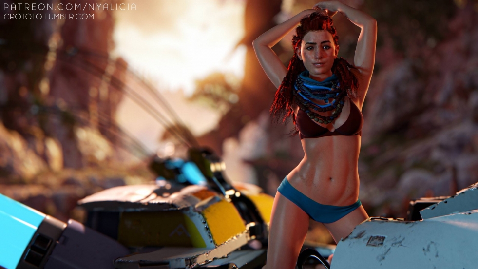 Eloa Horizon Zero Dawn naked naked