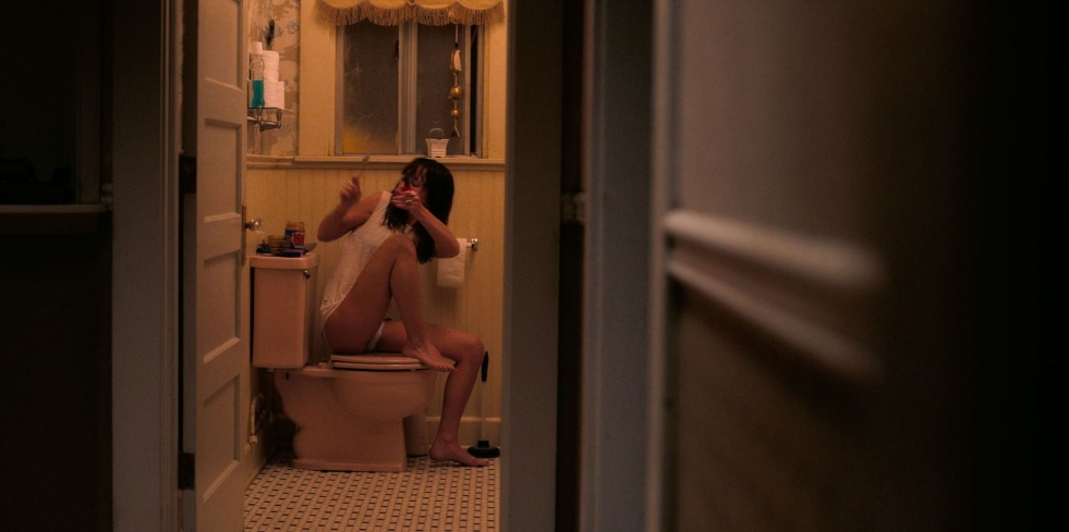 Kathleen Robertson in underwear