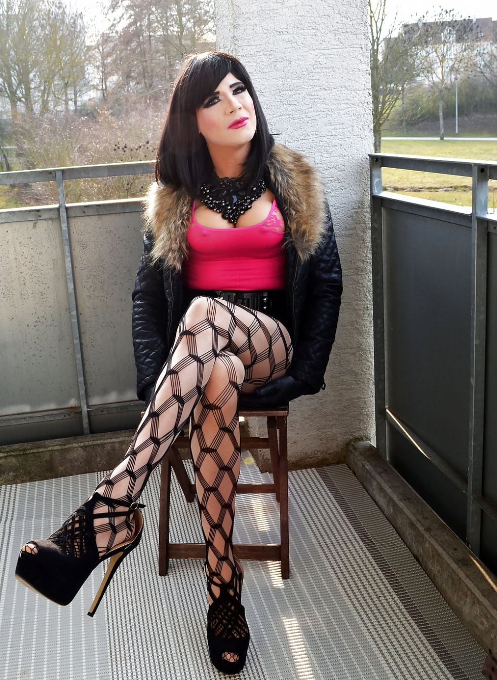 Young crossdressers cum