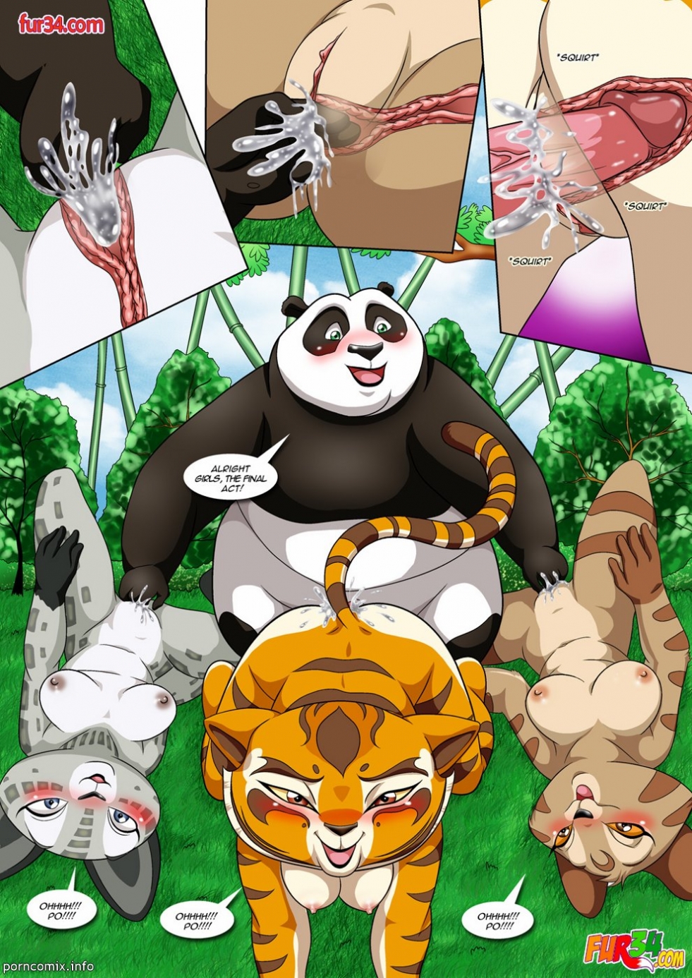 Kung fu panda hentai comic