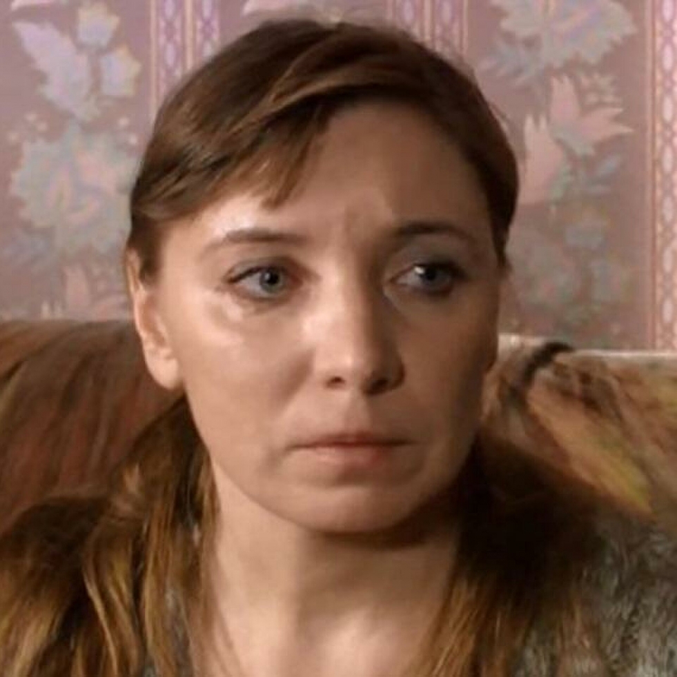 Actress Yurasova from the movie Soldiers