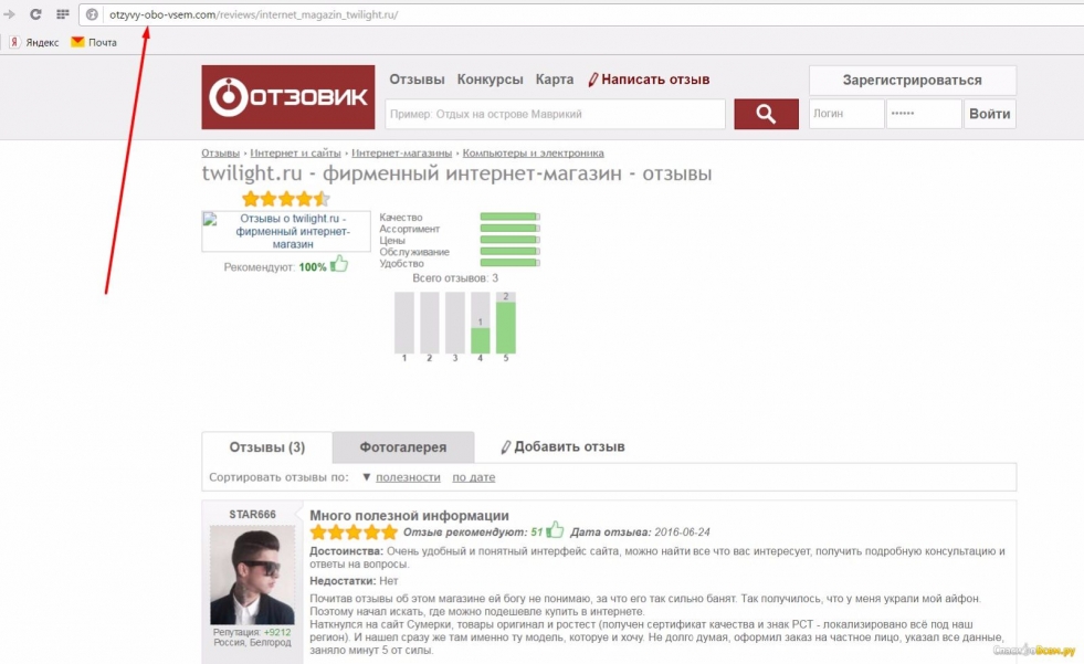 TEHNIKALUX.RU Reviews about the store