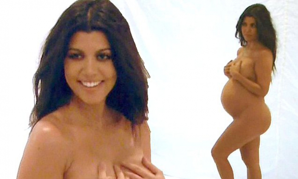 Kardashian naked pregnant