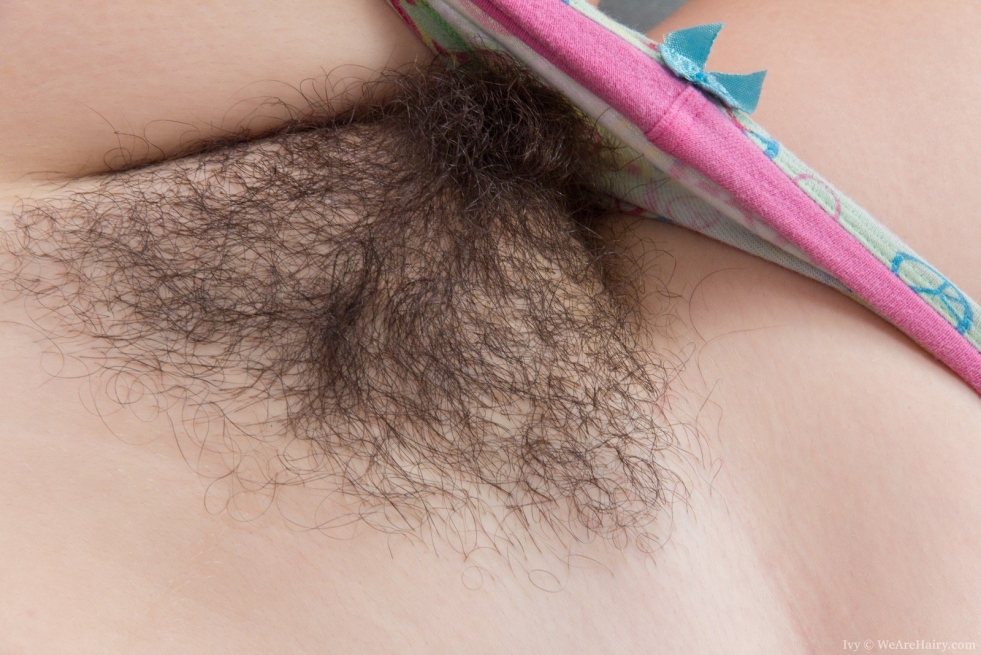 Teenage pubic hairs on