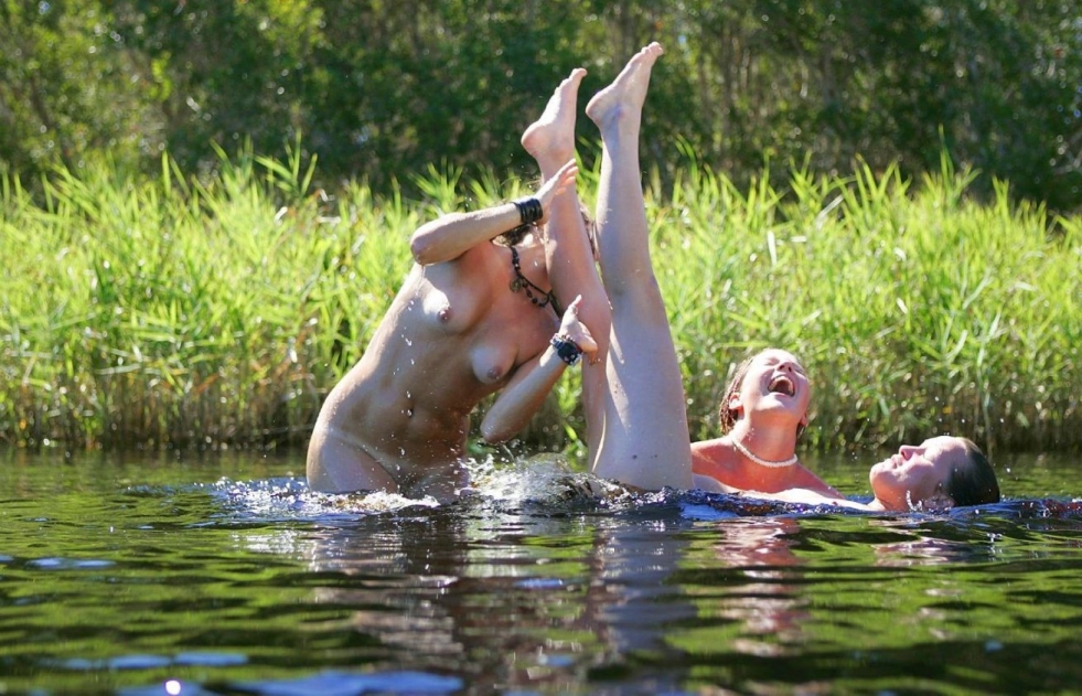 Swimming in the Nagishm River