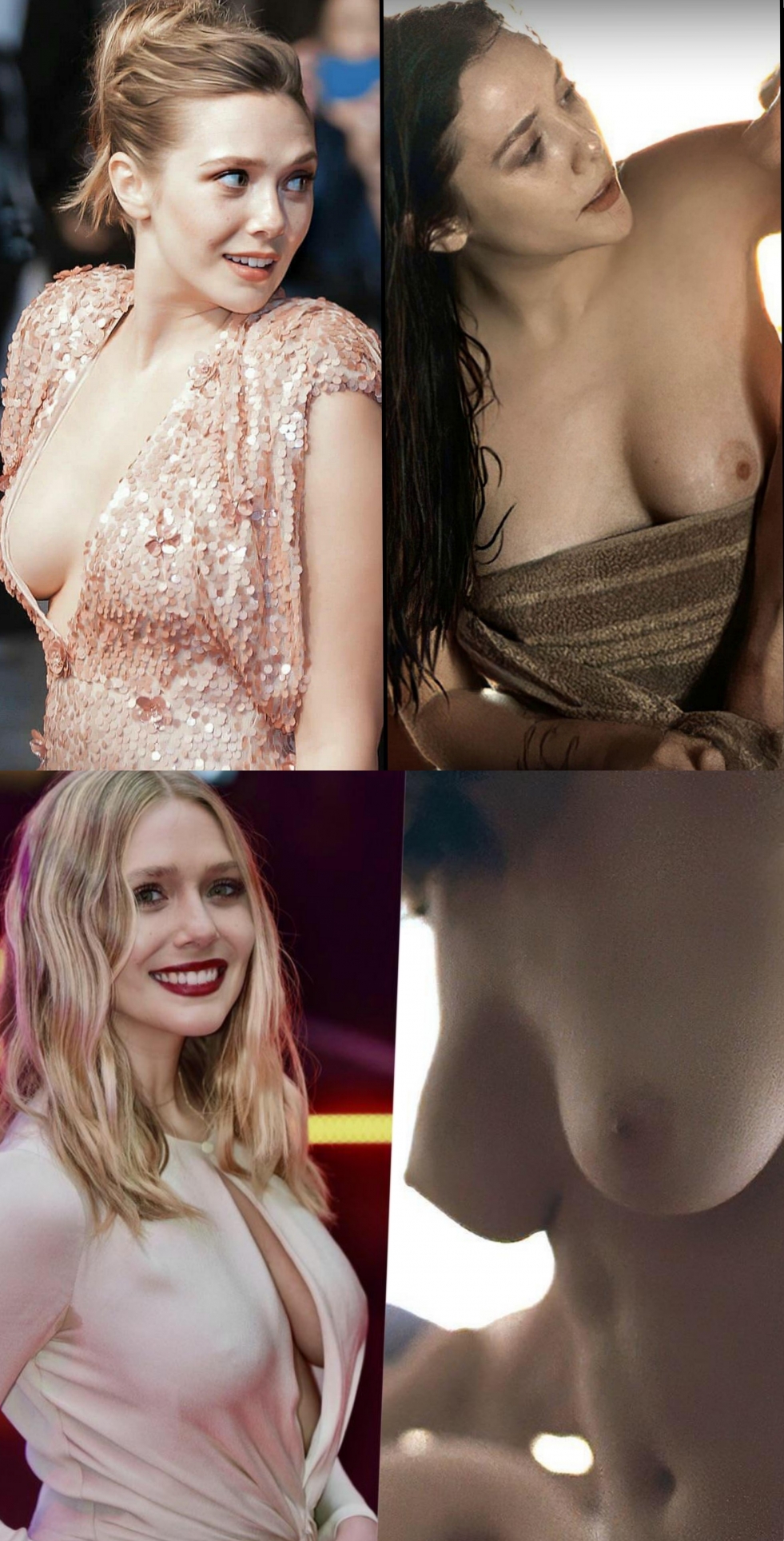 Naked Margo Robbie Elizabeth Olsen