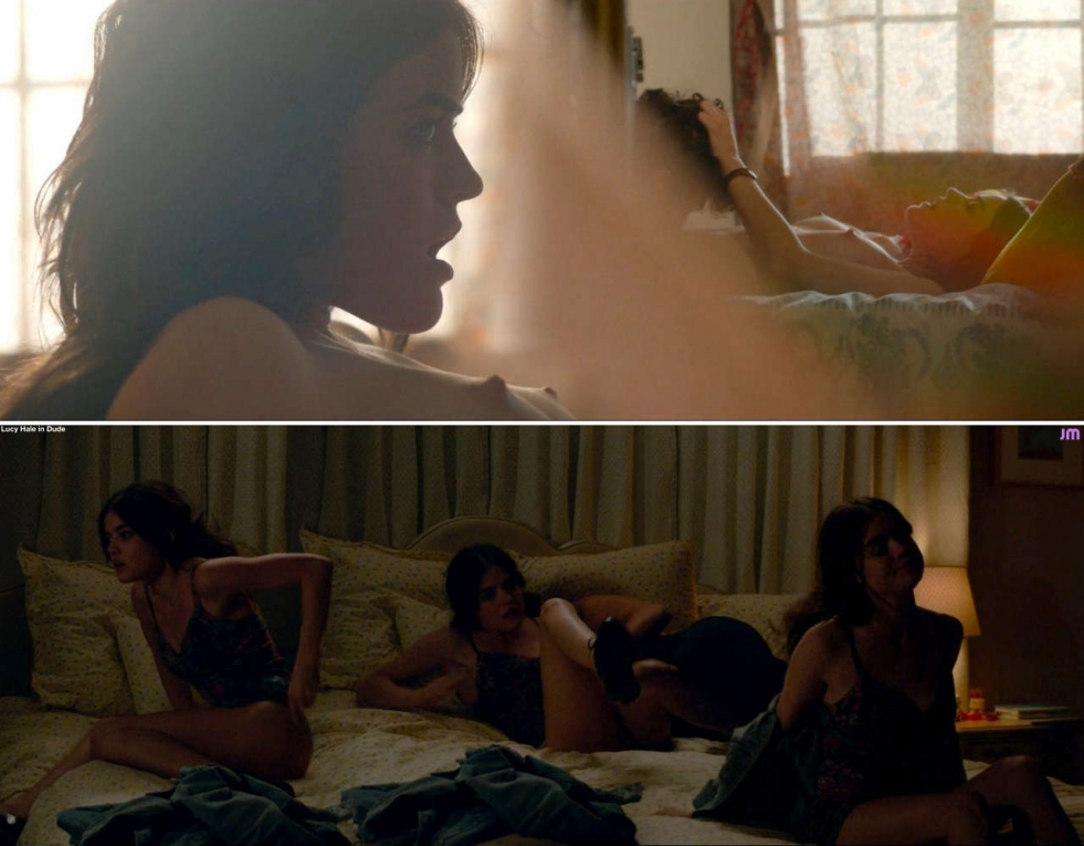 Lucy Hale bed scenes