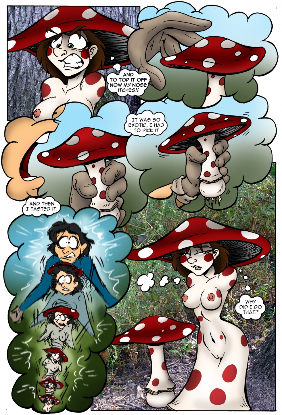 Hentai erotic mushrooms