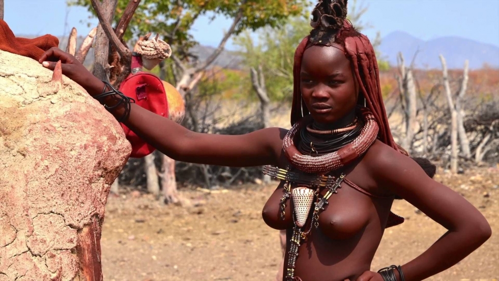 Himba tribe in Namibia Naked women