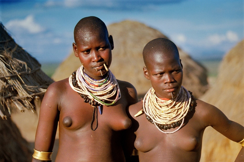 Naked tribal Africans