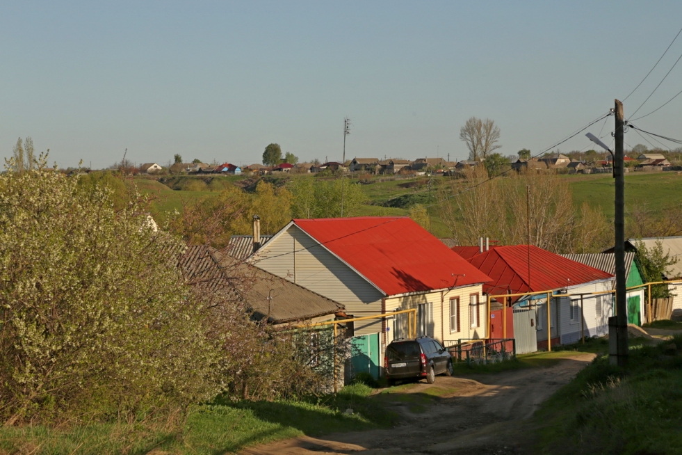 Novokhopersk area with red Sovetskaya