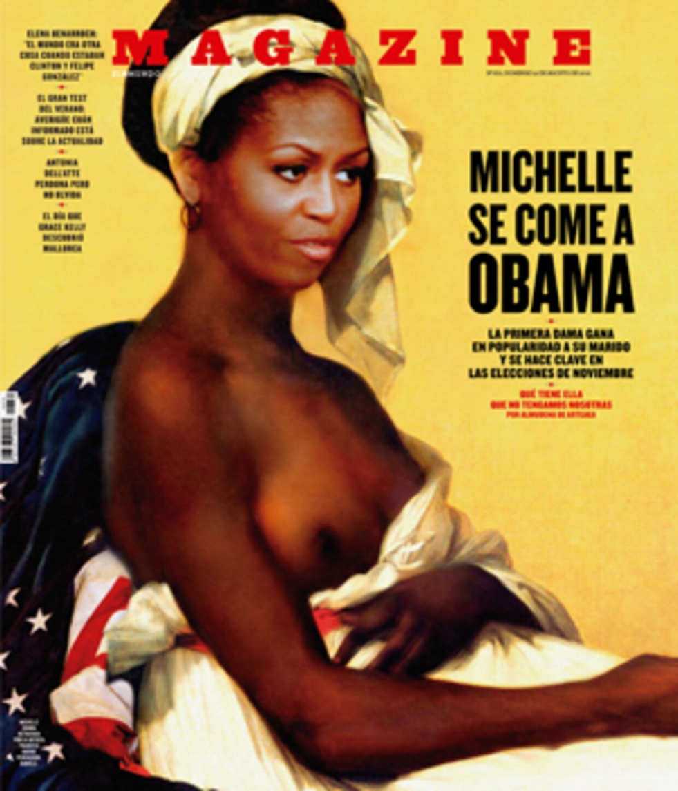 Naked Michelle Obama Fake