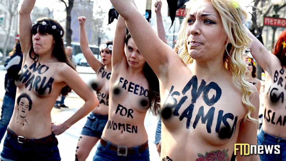 Ukrainian naked activists